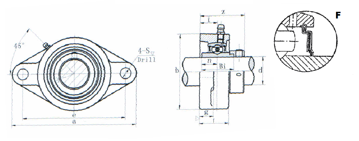 картинка Подшипниковый узел HCFT207-22F 
