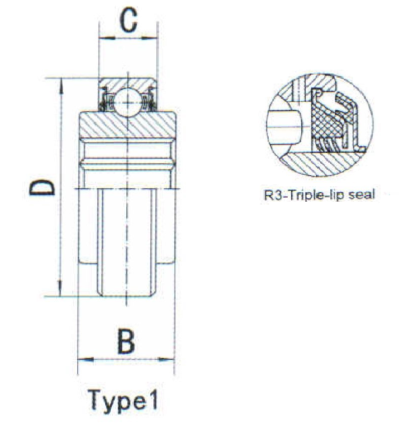 картинка Подшипник 205KRR2R3 