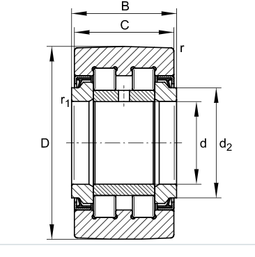 картинка Подшипник NUTR203/3AS 