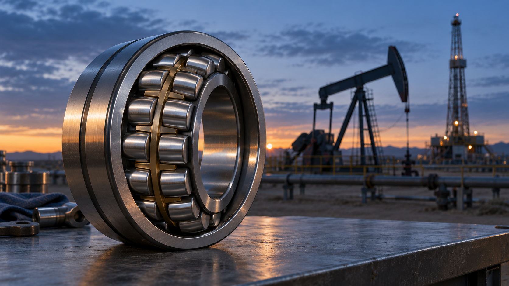 Подшипники для нефтегазовой отрасли: буровое и насосное оборудование