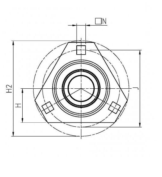 картинка Стальной корпус PFT207 (John Deere H103265 /H161529) 